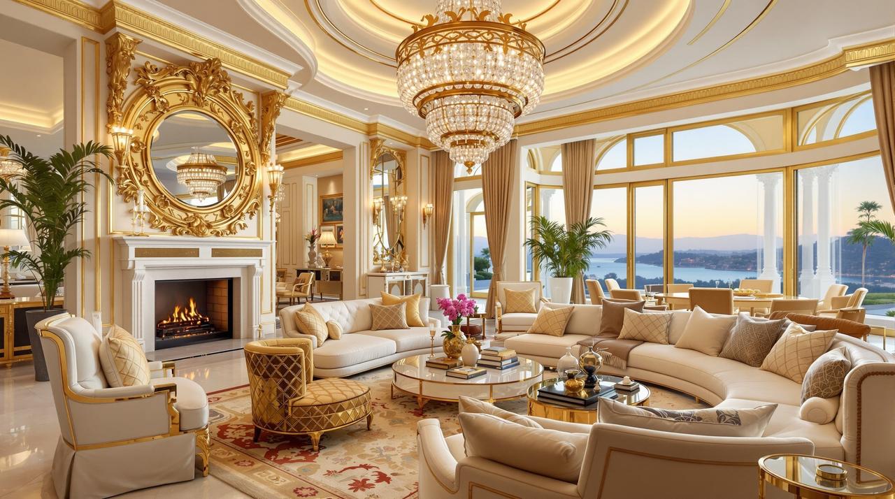 某女星豪宅曝光！室内装修奢华程度令人咋舌，网友：这是人住的地方？